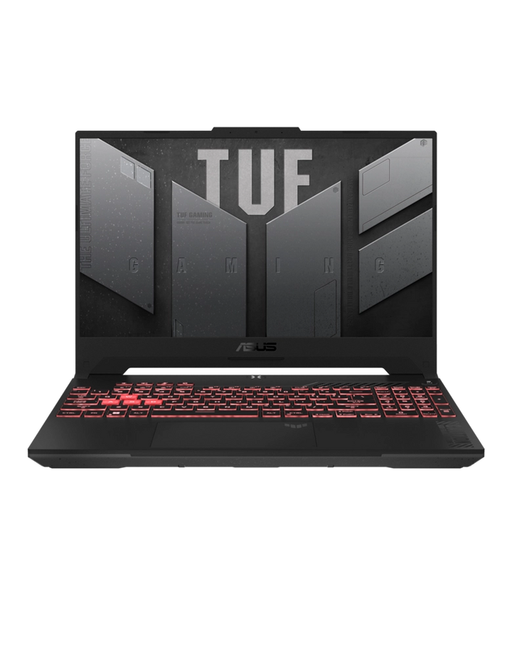 ASUS TUF F15 FX507VV-I7161G , Gaming Laptop, i7-13620H 16GB 1TB PCIE G3 SSD, NV RTX4060, 8GB VRAM, Windows 11 HOME, 15.6-inch FHD 1920X1080 16:9 144Hz, HD Webcam, Backlit-RGB-Eng-Arb-KB (Jaeger Gray) - NomTech