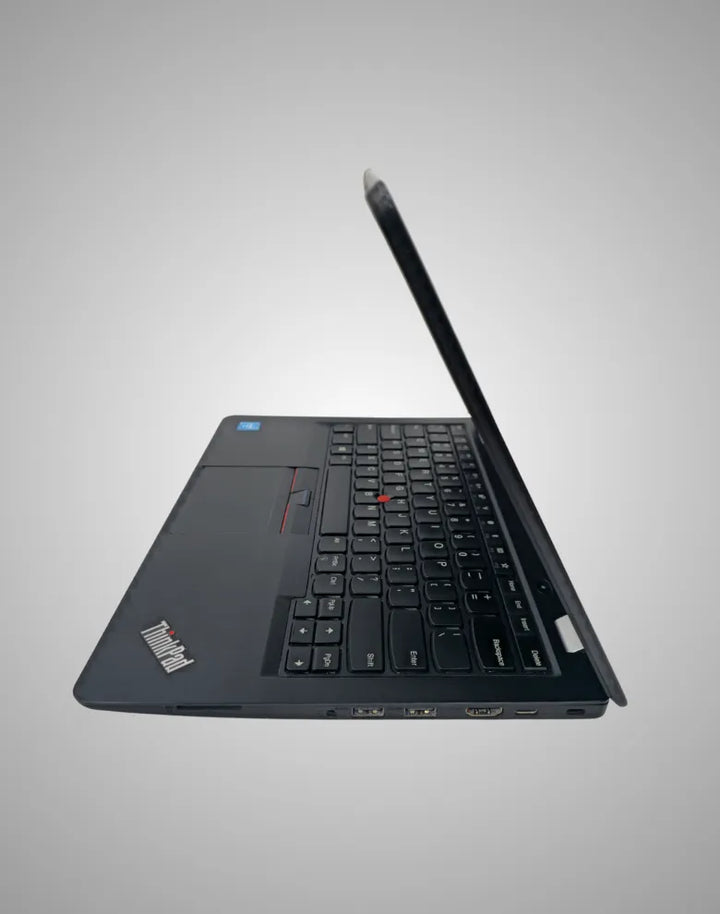 Lenovo ThinkPad 13 with a 13.3-inch Display, Intel Celeron 3865U Processor, 8GB RAM, 256GB SSD, and Integrated Graphics (Silver and Black). - NomTech